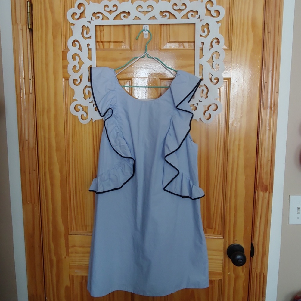 100% Cotton Zara Trafaluc Ruffle Dress